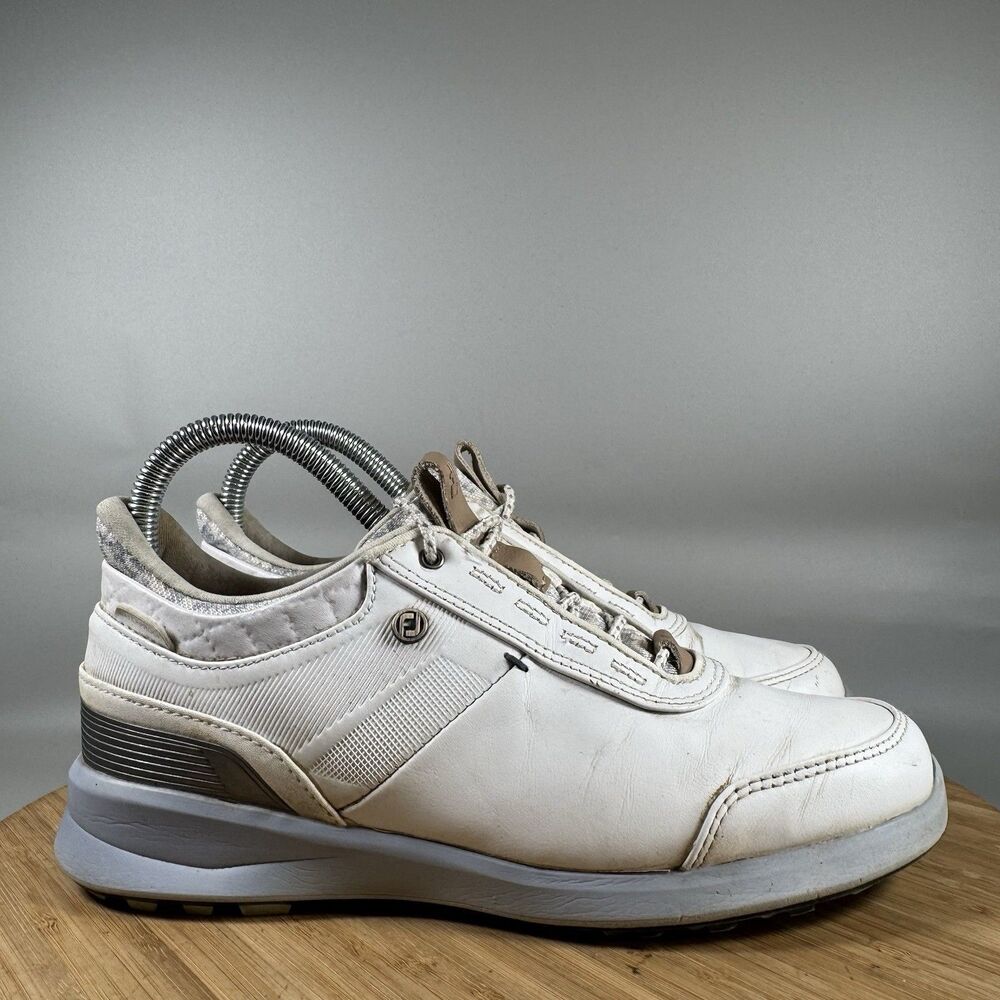 FootJoy Stratos Spikeless White Golf Shoes Women's‎ Size 6 M 90118